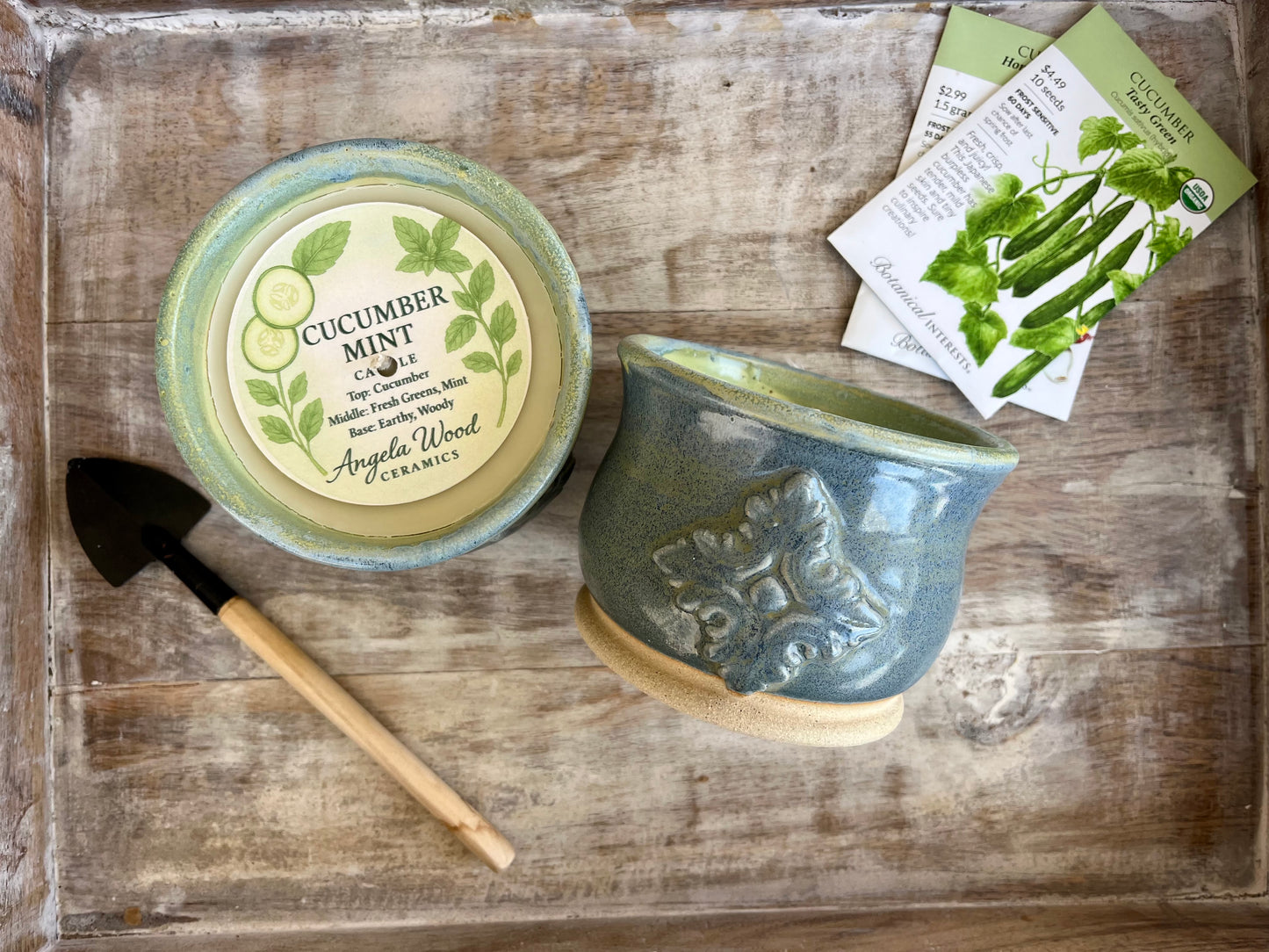 Garden Fresh Pottery Candle Collection