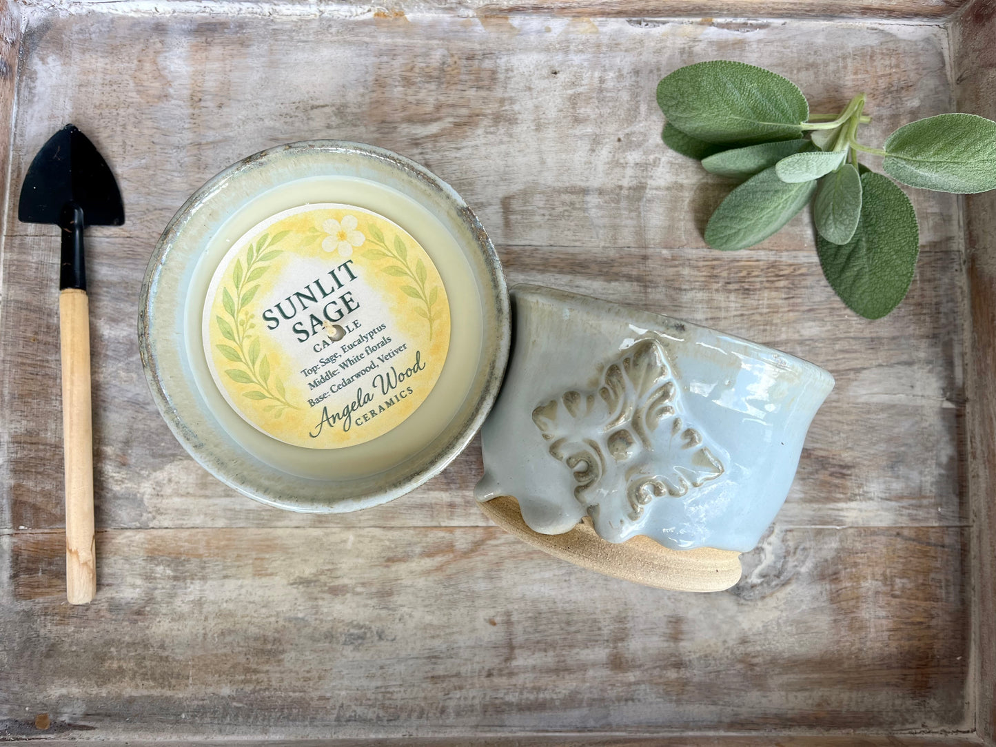 Garden Fresh Pottery Candle Collection