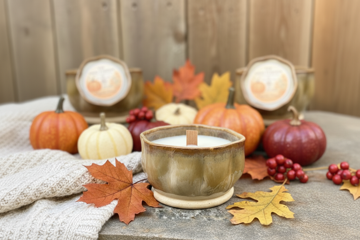Fall banner for Sassy Pumpkin Candle