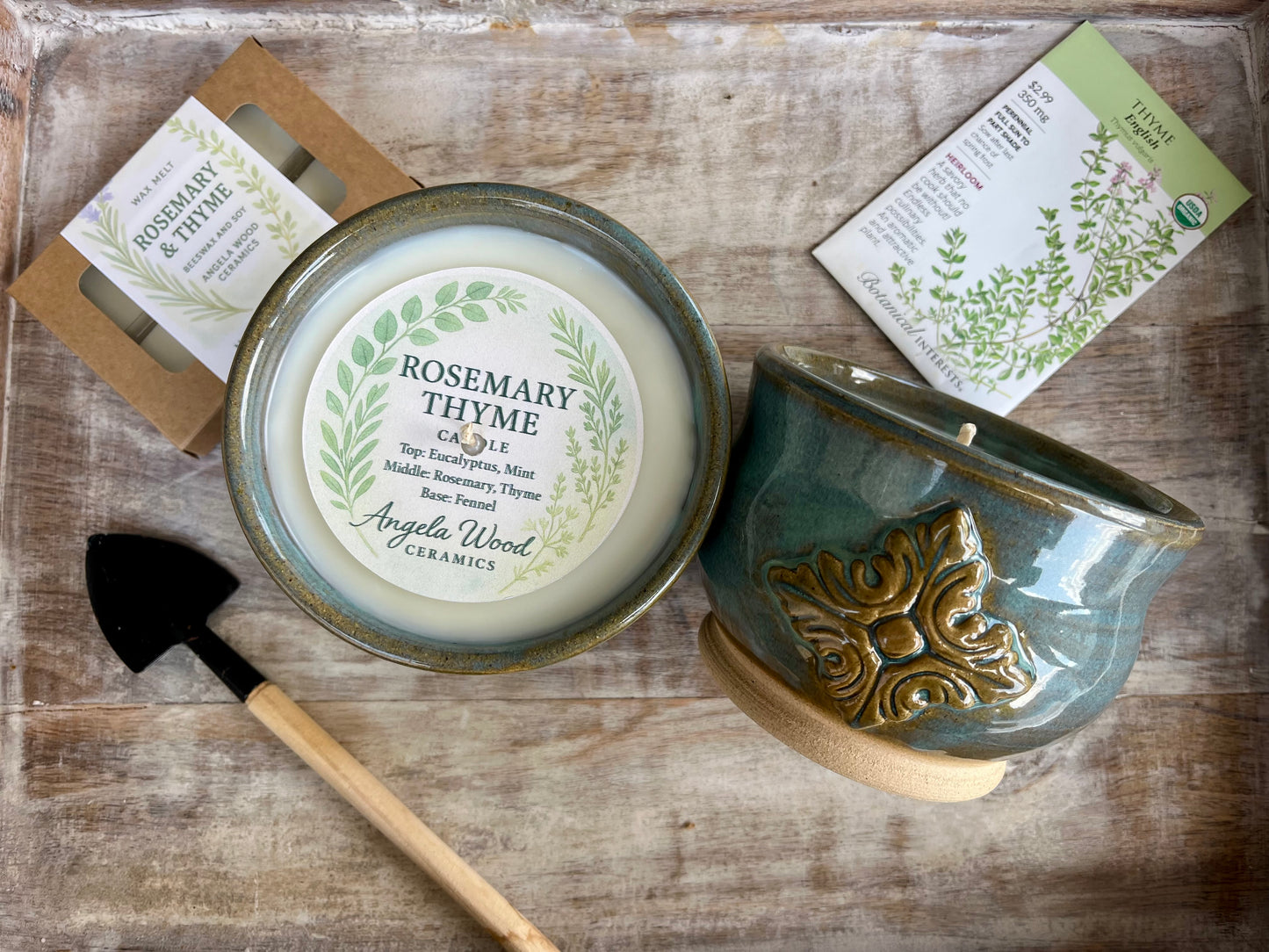 Garden Fresh Pottery Candle Collection
