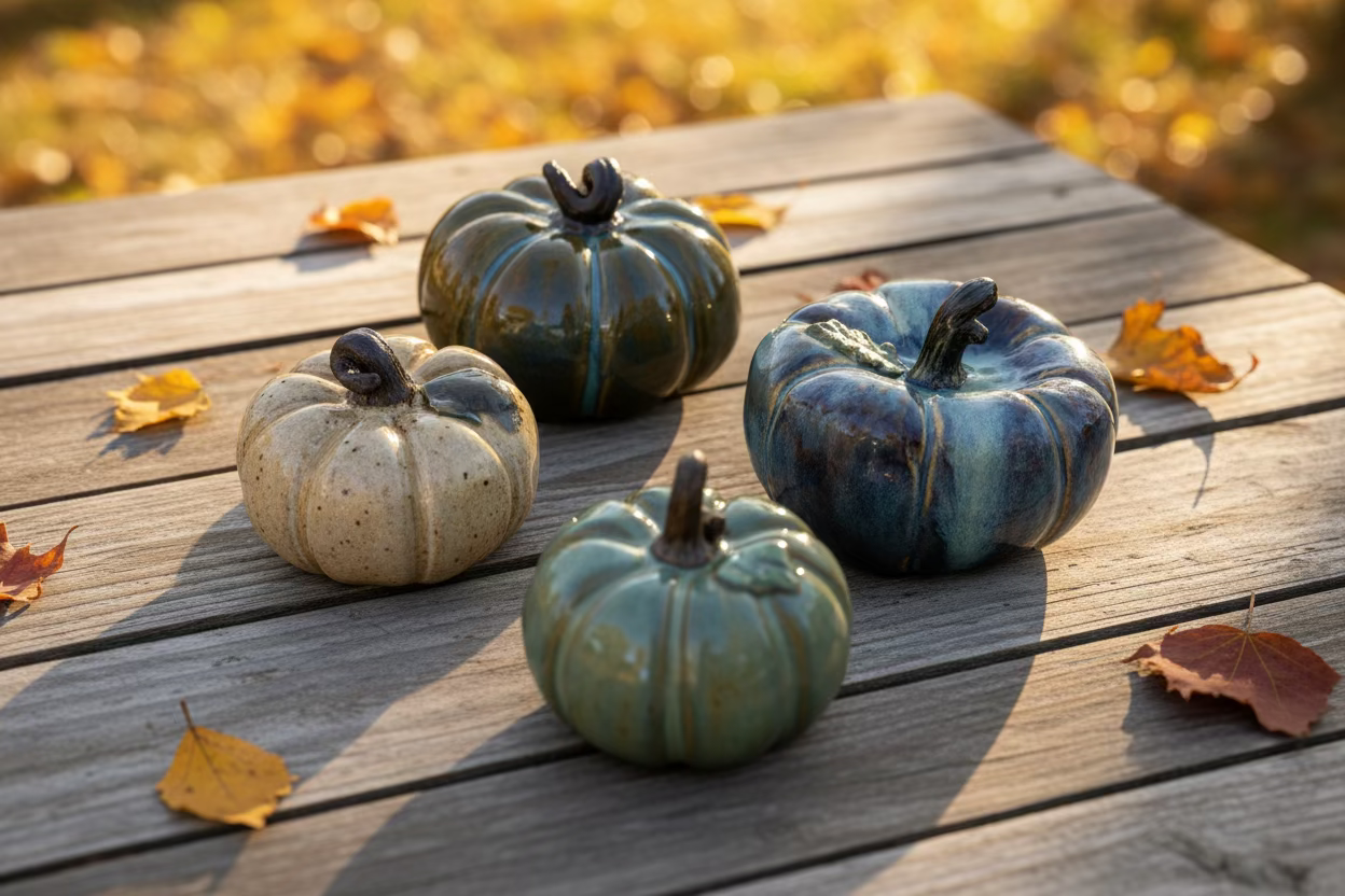 Handmade Ceramic Pumpkin