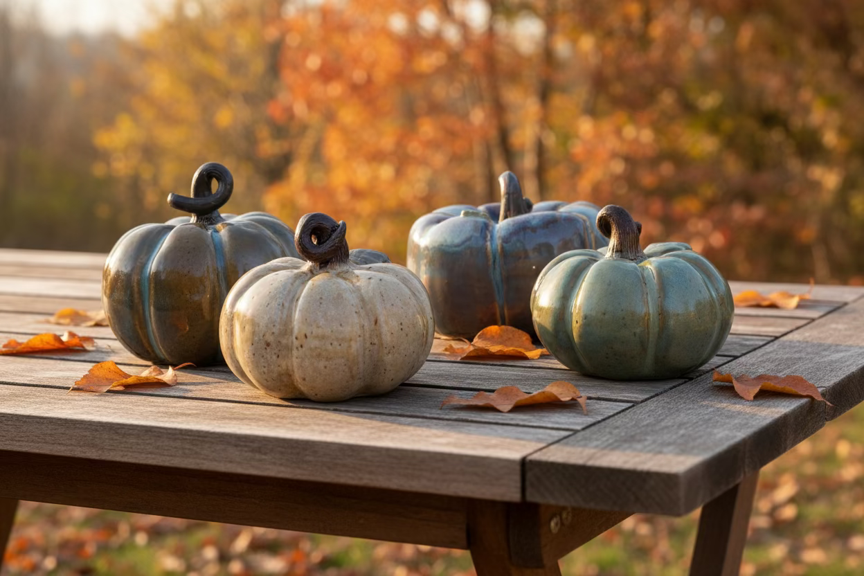 Handmade Ceramic Pumpkin