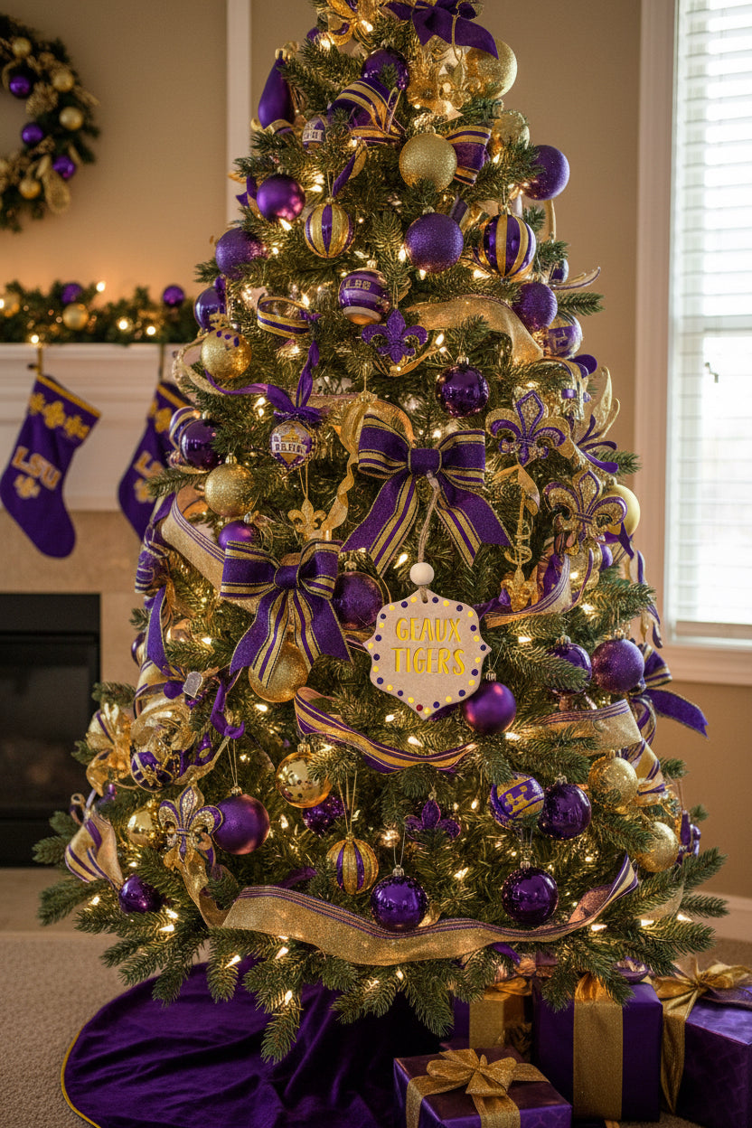 Handcrafted School Spirit Ceramic Ornament