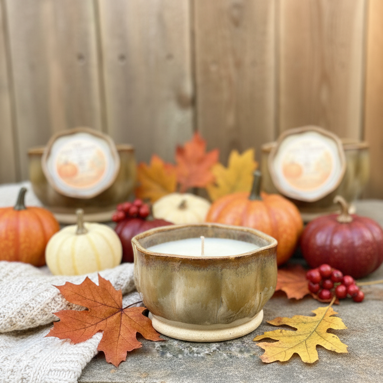 Fall banner for Sassy Pumpkin Candle